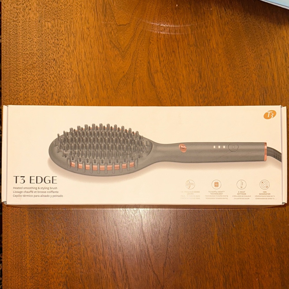 New in Box - T3 Edge Styling Brush in Black and Rose Gold